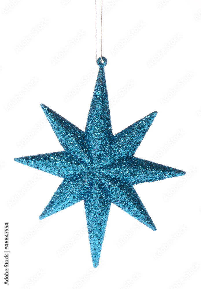 Obraz premium blue glitter star