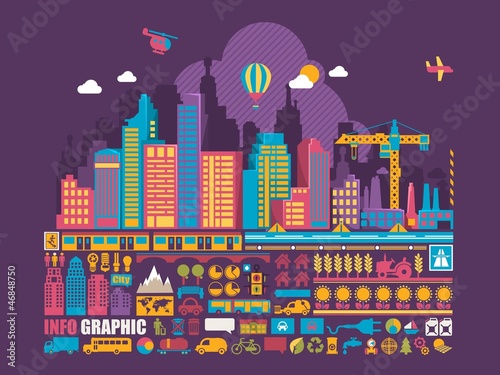 city info graphic elements