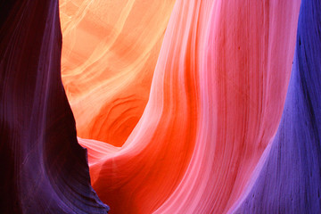 Fotobehang Canyon Antelope Slot Canyon in Page  © whatafoto