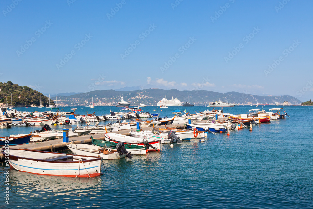 Beautiful View of Sea and Boats
