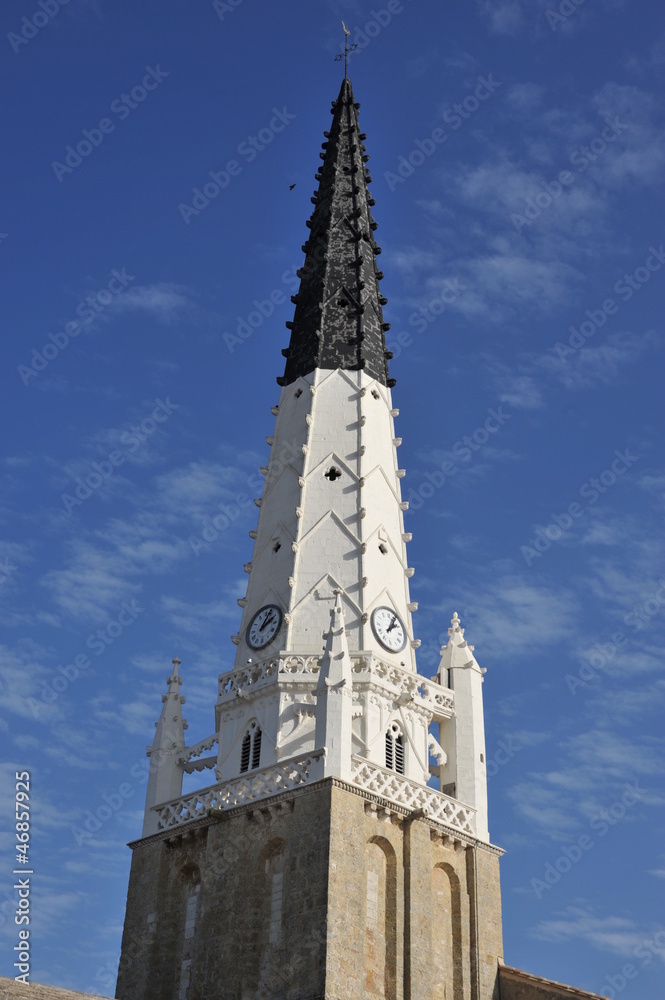 L'église d'Ars en ré, le clocher L'église d'Ars en ré, le clocher