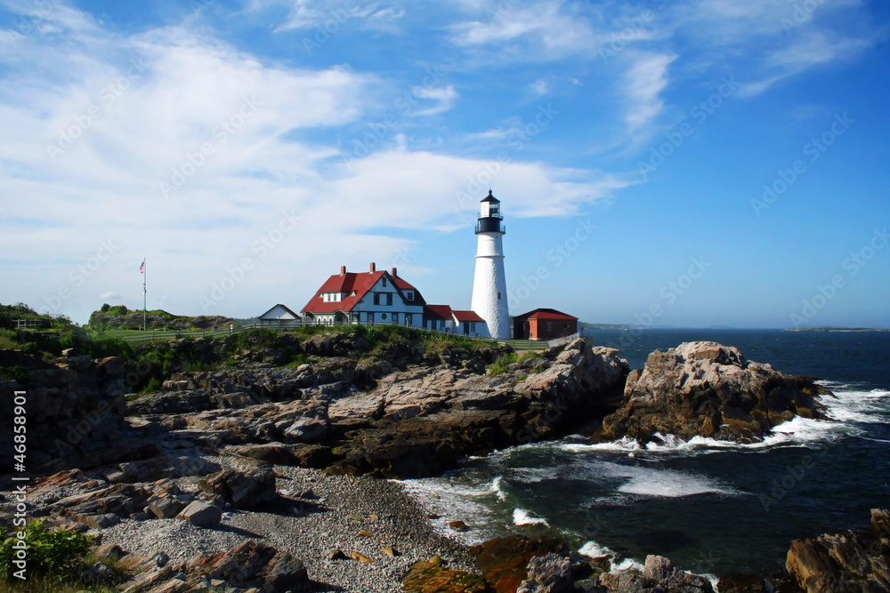Obraz premium Portland Head Lighthouse in Maine