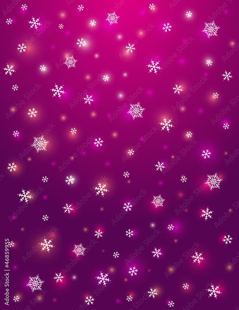 pink background with snowflakes, vector pink background with snowflakes, vector