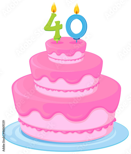 a birthday cake