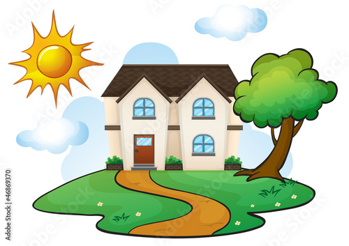 a house