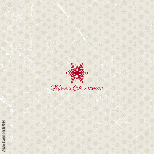 Grunge christmas snowflakes background