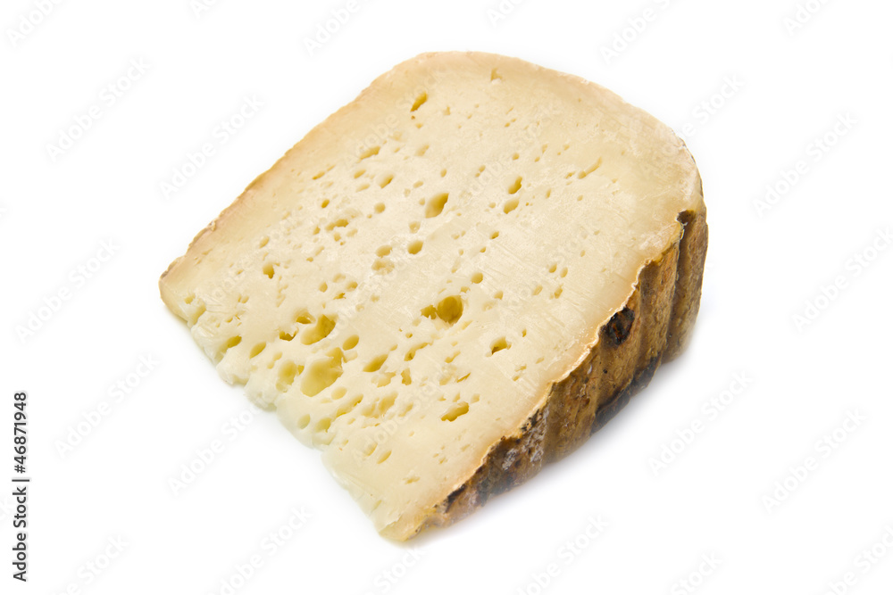 cheese isolated on a white background 