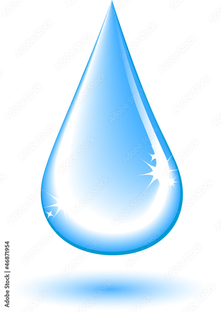 blue isolated transparent water drop blue isolated transparent water drop
