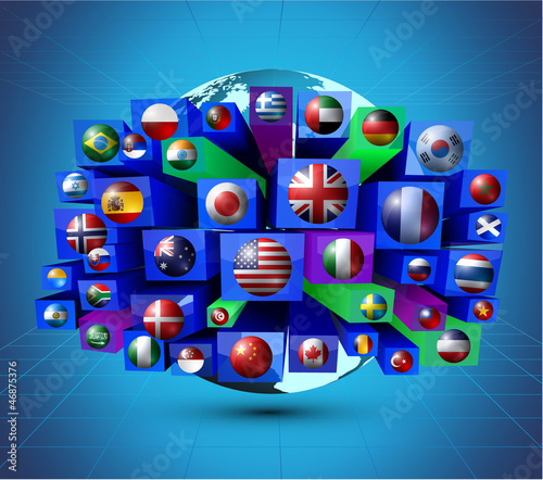 Countries flag splash out on global