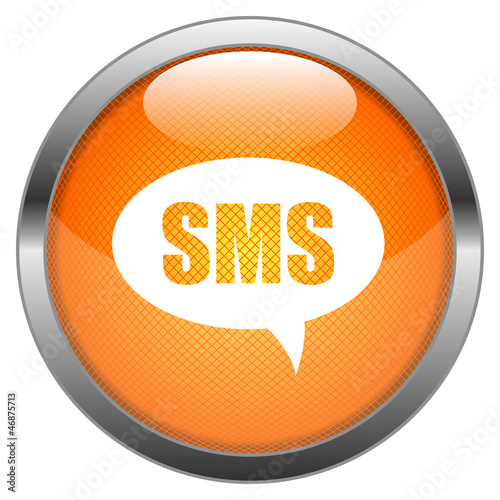 Vector Button SMS
