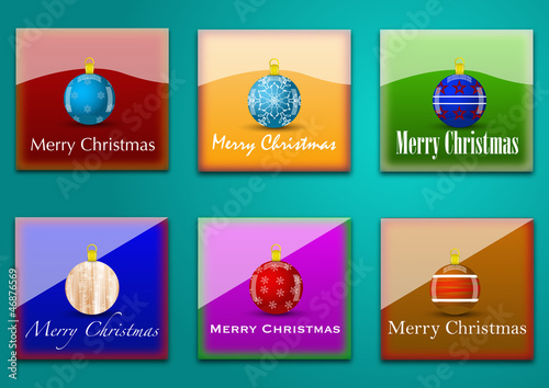 Icone Merry Christmas vector