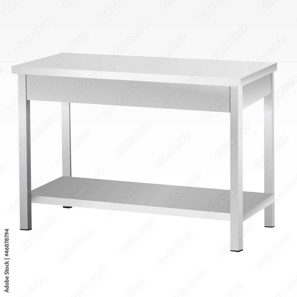 Εκτύπωση καμβά Stainless steel tables
