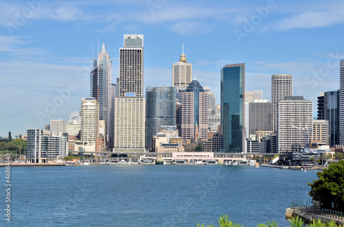 View of Sydney Skyline from Milsons Point © alpegor