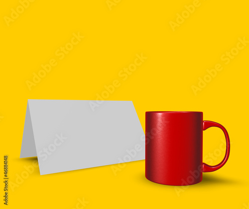 cup and card