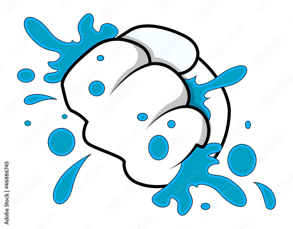 Cartoon Hand Crushed Vector Illustration Stock Vector Adobe Stock