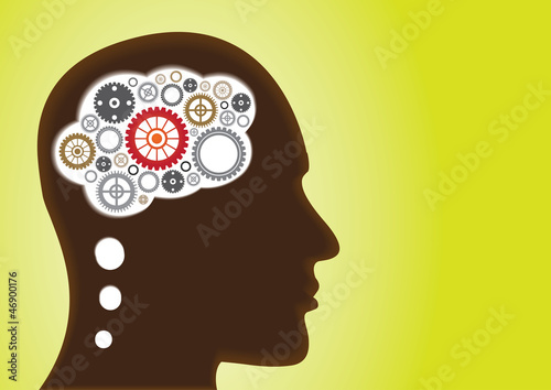 Thinking Head - Creativity, Brainstorm and functioning of brain