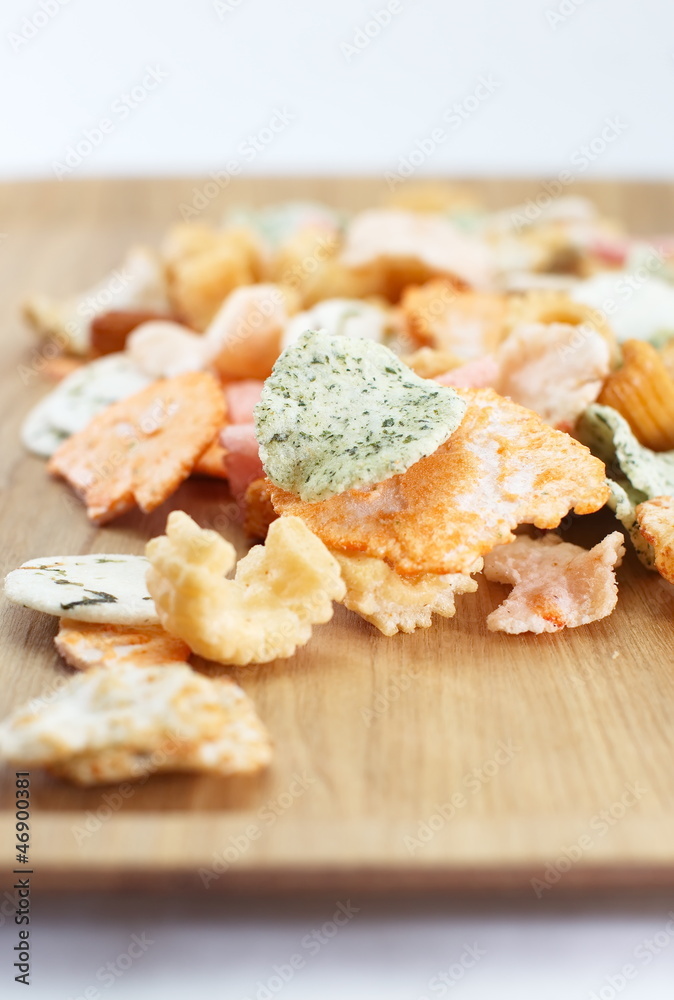 Mixed rice chips Mixed rice chips