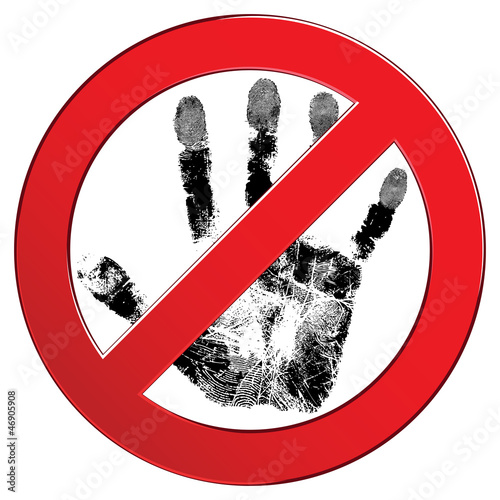 Sign forbidden