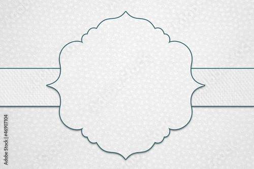 Invitation Card with paper texture