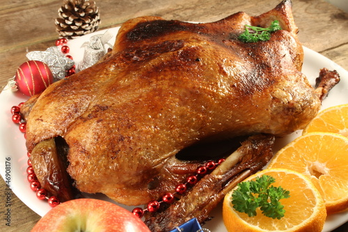 knusprig - brauner Entenbraten zum Fest