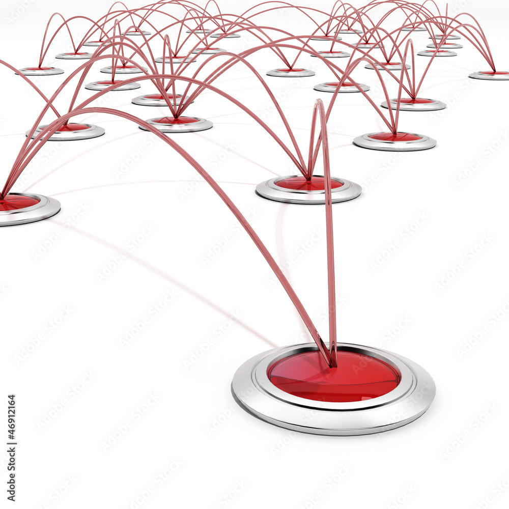 Business network or connection concept Business network or connection concept