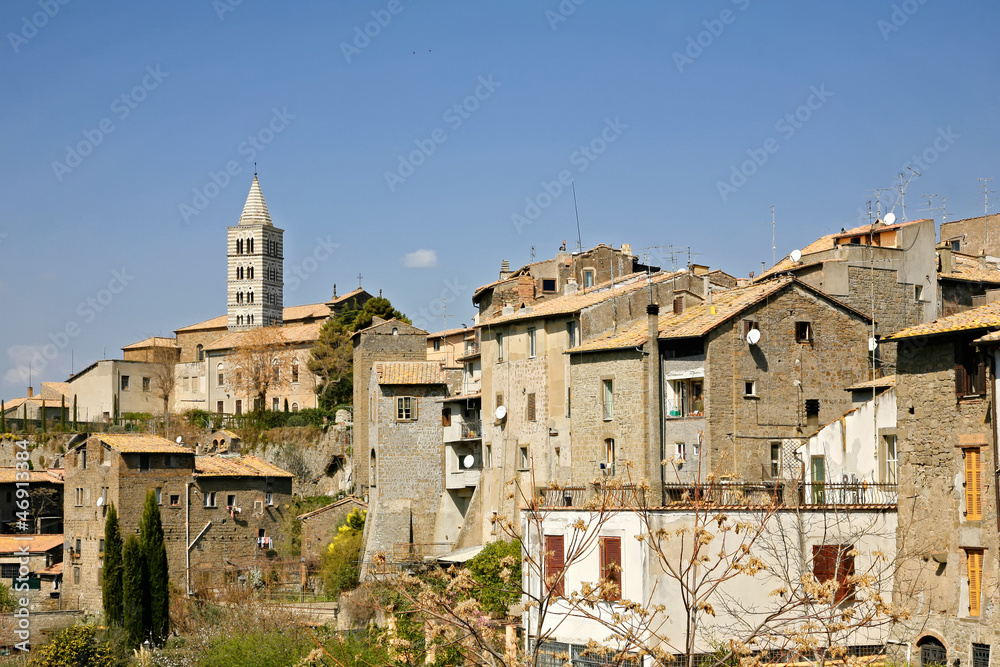 the medieval  city of Viterbo (Lazio, Italy)