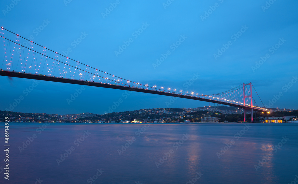 Bosporus Bridge at the istanbul Turkey