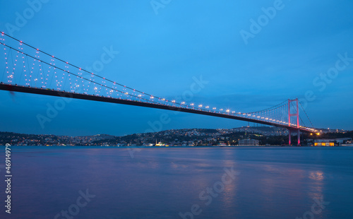 Bosporus Bridge at the istanbul Turkey