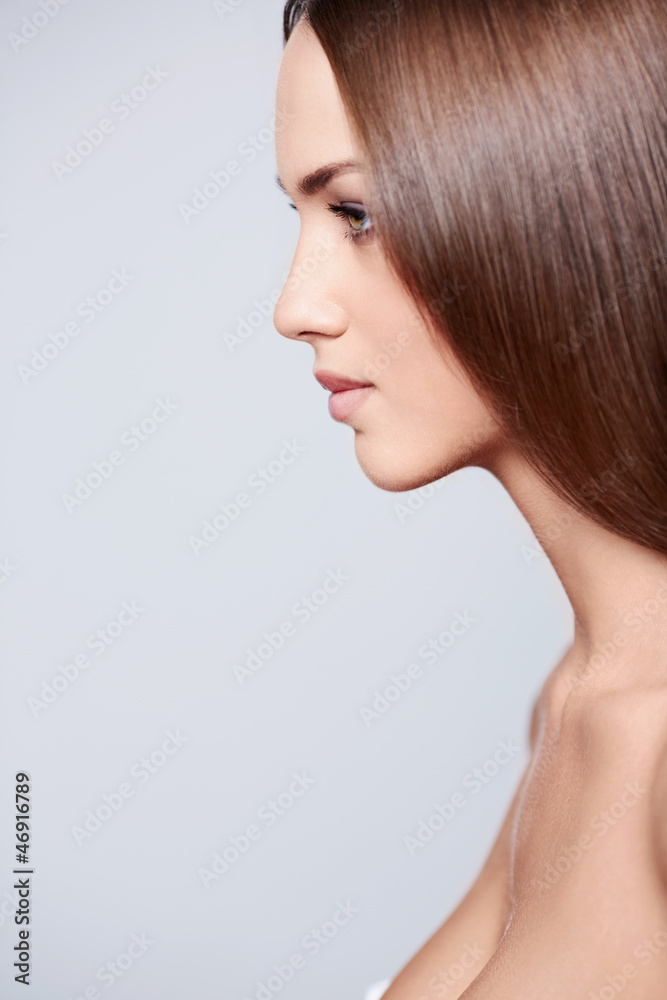 Naklejka premium Beautiful girl
