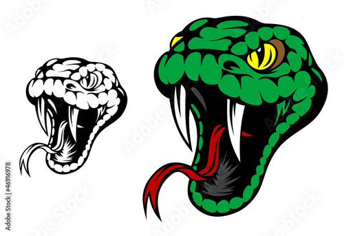 Green snake mascot