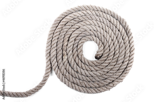 Canvas Print roll of  nautical rope
