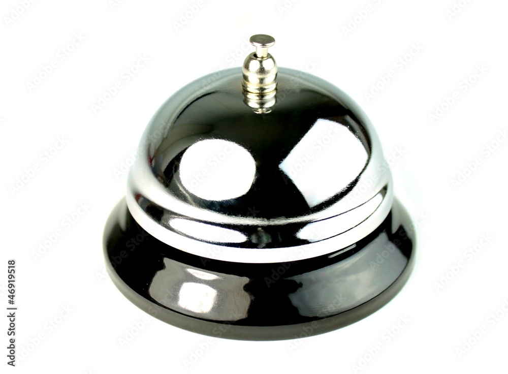 Service bell on white background. Service bell on white background.