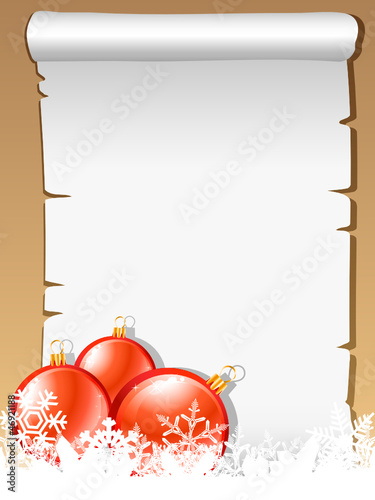Wunschzettel zu Weihnachten