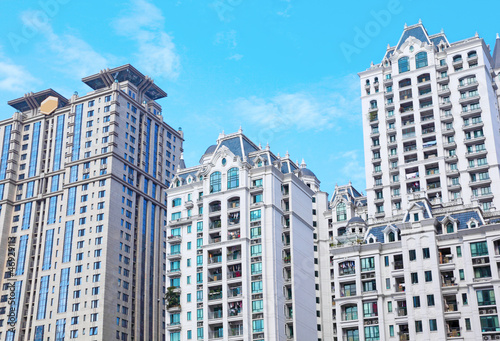 High living buildings in Guangzhou, China.