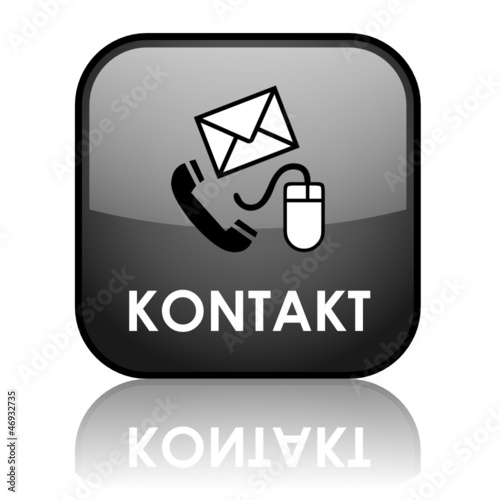 "KONTAKT" Button (Kundenservice Hotline Rufen Sie Uns Knopf Web)