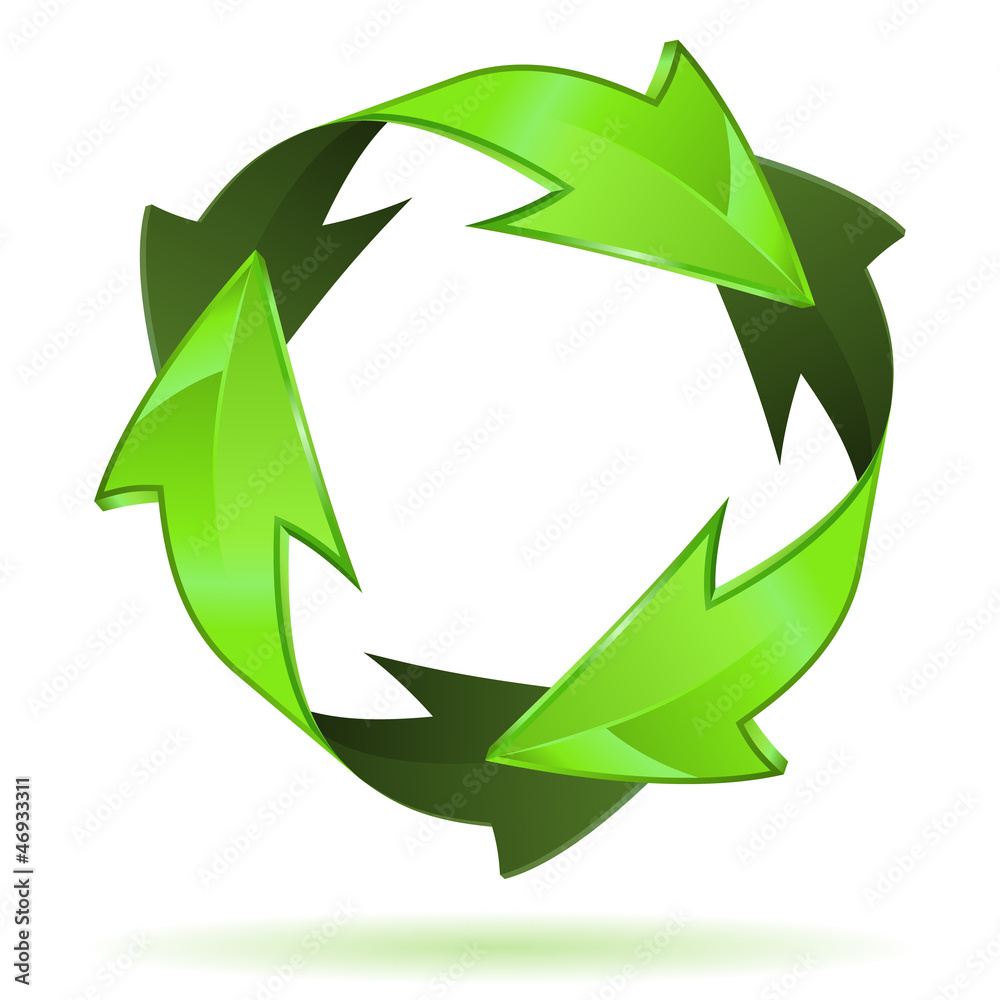 Obraz premium Recycling Symbol
