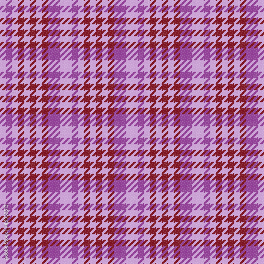 Seamless texture of purple wool fabric comprised by threads