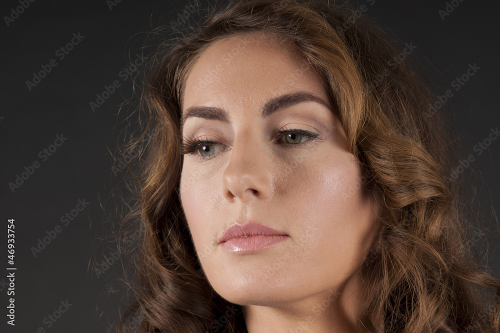 Fototapeta premium Portrait of a young beautiful woman