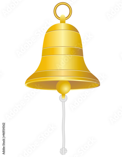 ship bell vector illustration