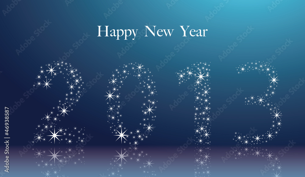 Carte de voeux happy new year 2013 Carte de voeux happy new year 2013