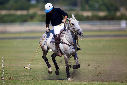joueur de polo à cheval © DreanA