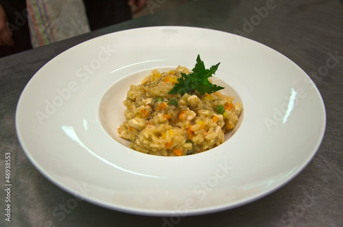 cooked risotto