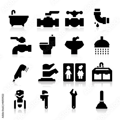 Plumbing icons