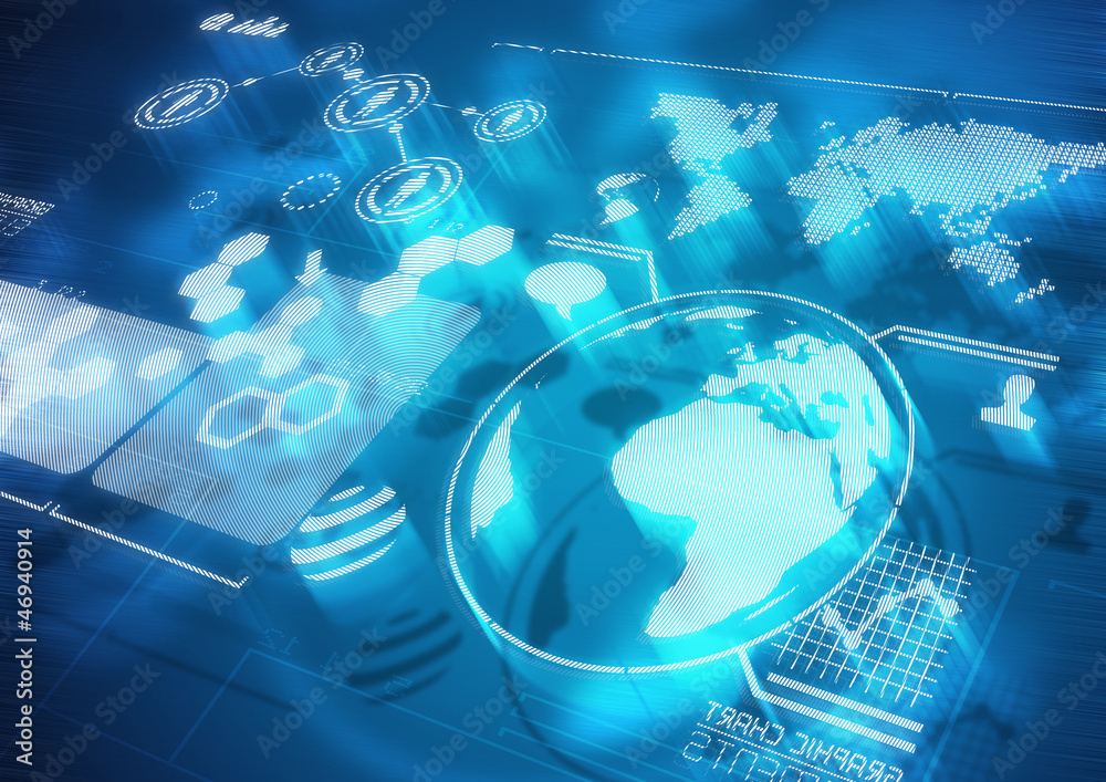 Fototapeta premium Global Communications