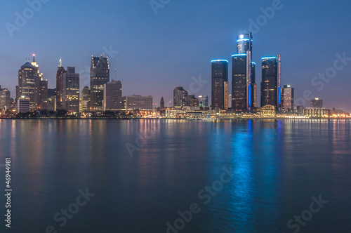 Detroit at night © helgidinson