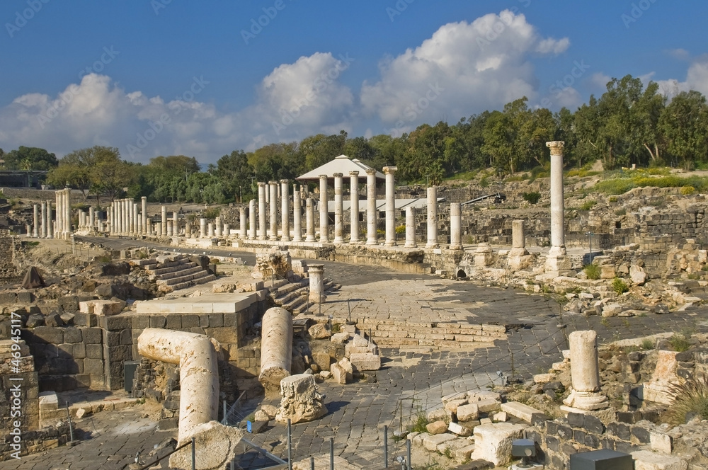 Ancient Roman excavations in Israel
