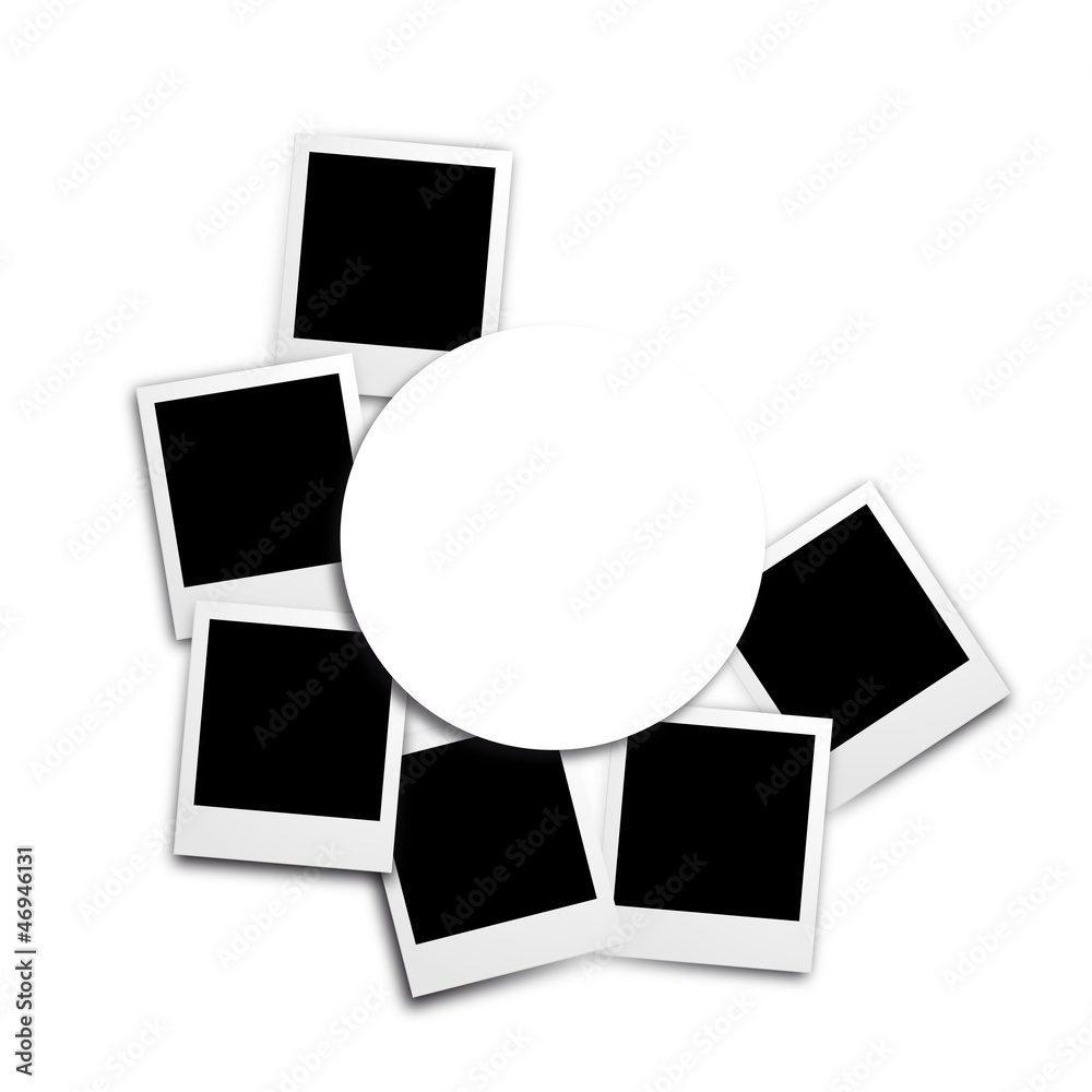 Vector polaroid collection