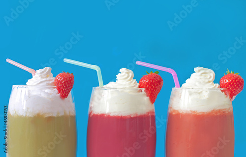 Milkshake smoothies