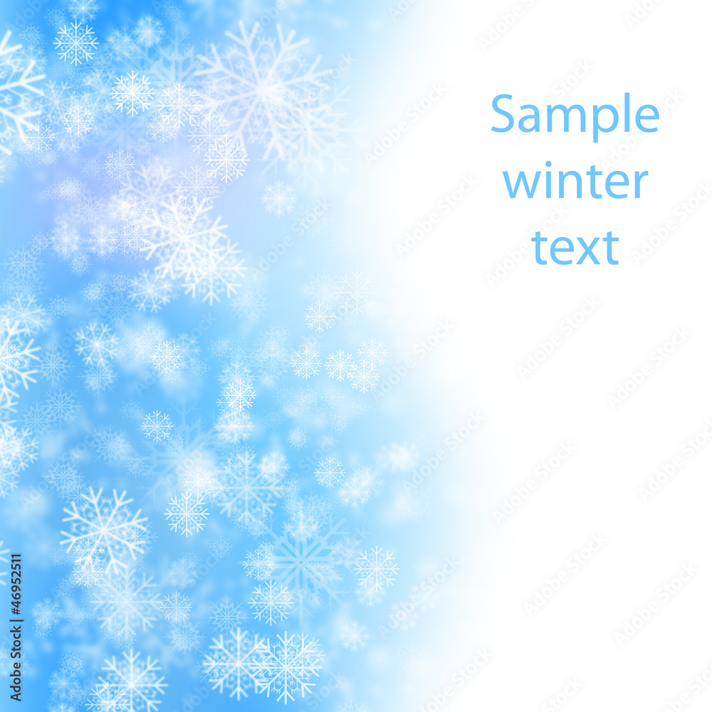 snow winter background