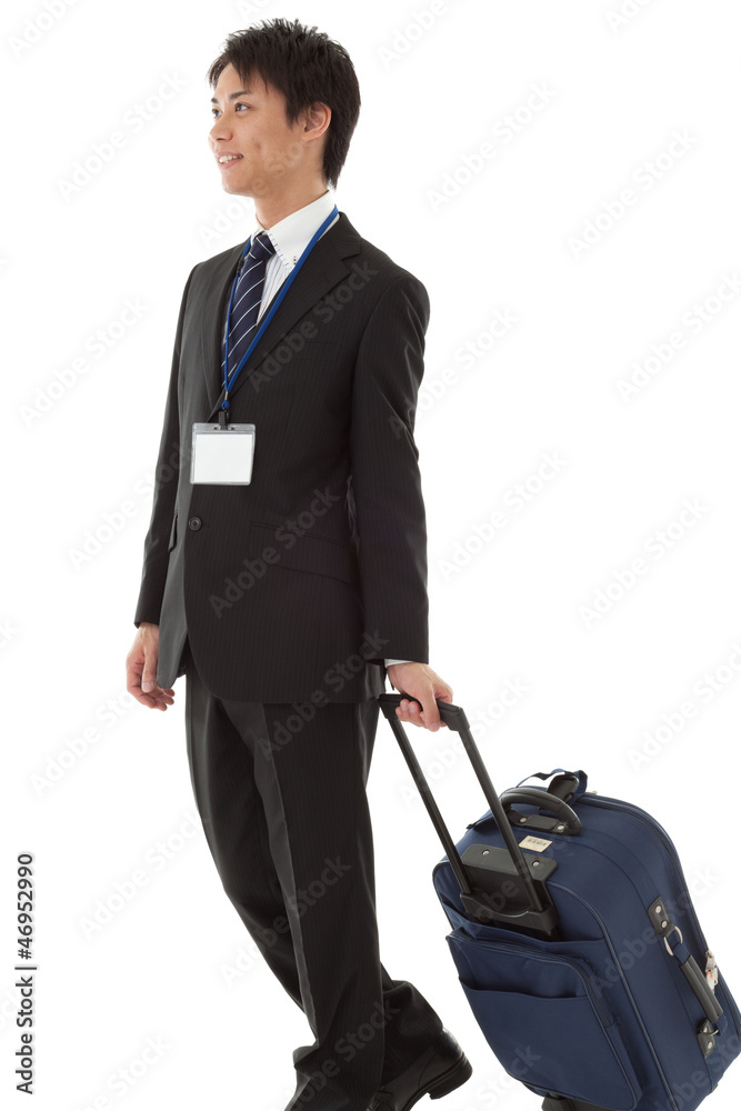 young businessman on a business trip young businessman on a business trip